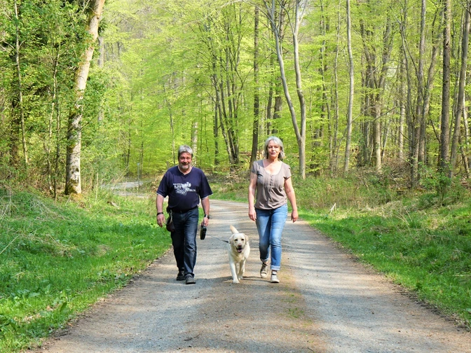 Unterwegs auf dem Kammerholz-Rundweg