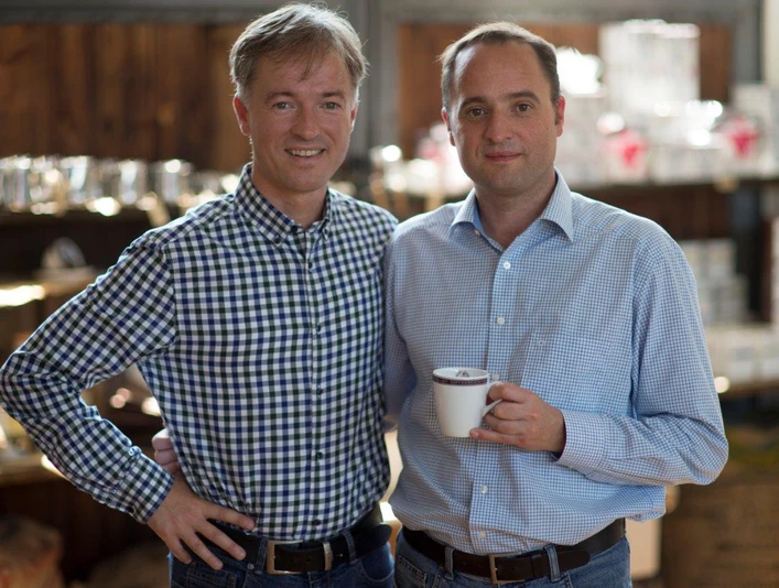 Michael und Thomas Eckel @Murnauer Kaffeerösterei.jpg