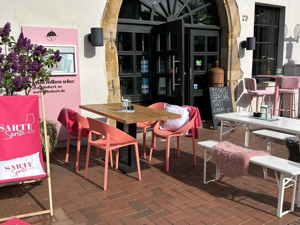 Spritzeria Außenbereich