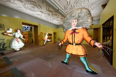 Struwwelpeter Museum - Foyer Struwwelpeter-Museum Frankfurt, Figureninstallation im Ausstellungsraum