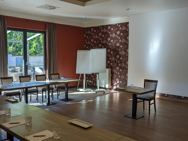 Schlosshotel Blankenburg - Set-up Tagung im Saal Schlosshotel Blankenburg - Set-up Tagung im Saal