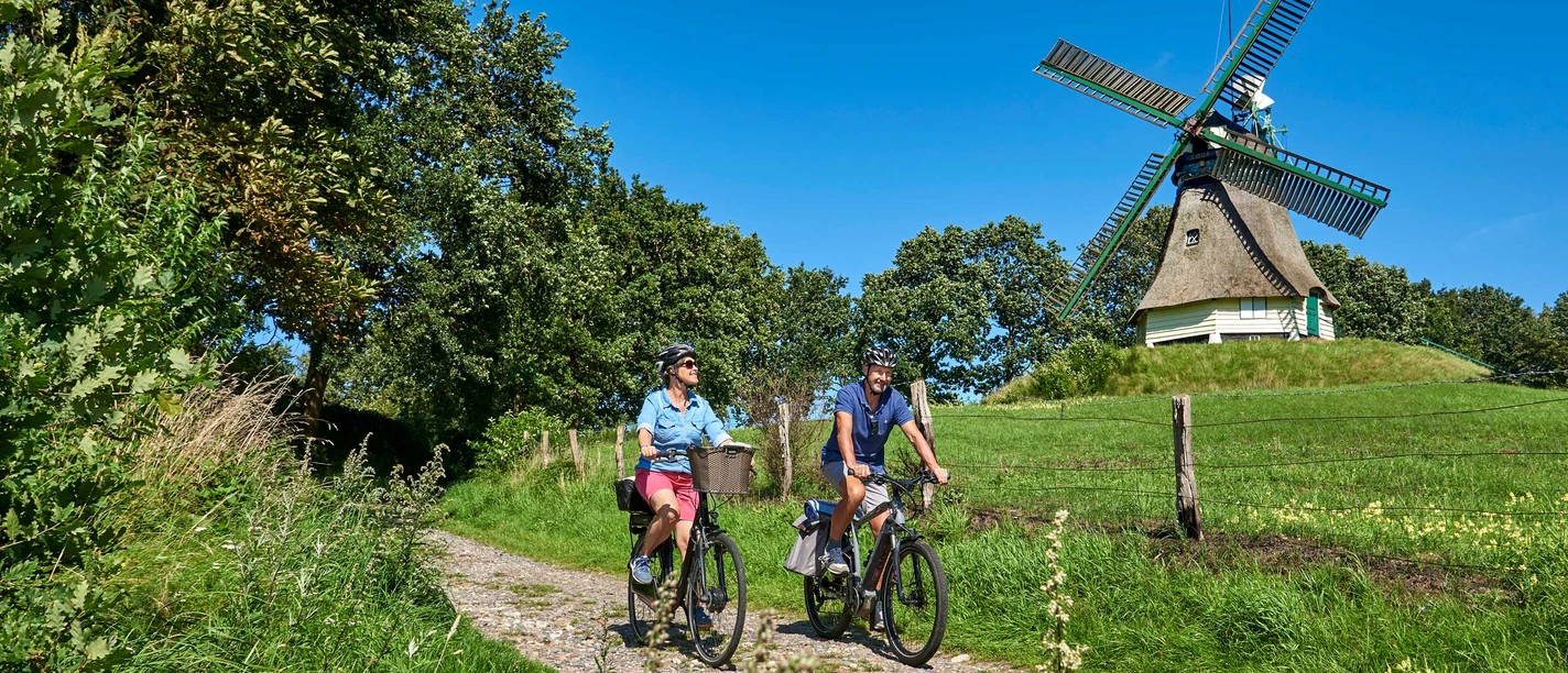 Radeln in Dithmarschen: Hoper Mühle Edda
