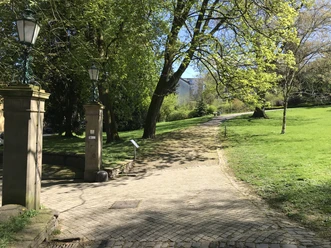 Eingang Baumlehrpfad Wuppertal