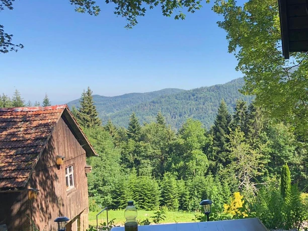 Ausblick vom Almpfadhüttle