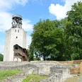 Aufgang zum Aussichtsturm Burgruine Lichtenberg
