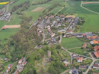 Burg Jesberg Luftaufnahme