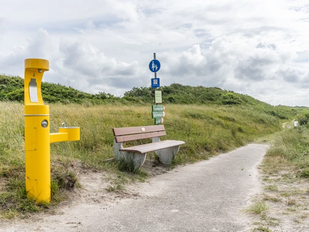 Trinkwassersäule auf Juist am Hammersee