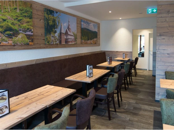 Innenbereich der Bäckerei Moock