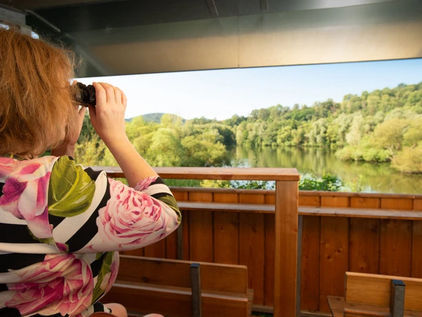 Vogelbeobachtungsstand Naturschutzgebiet Fuldaauen Baumbach