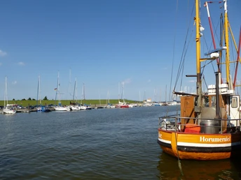 Fischkutter im Hafen von Horumersiel