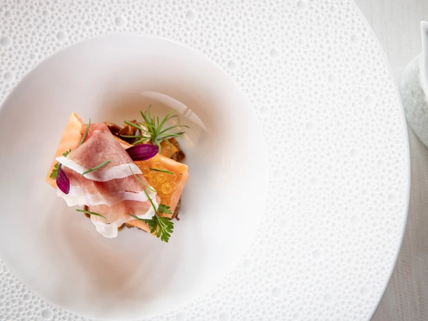 Fish dish at Gasthaus Kreuz