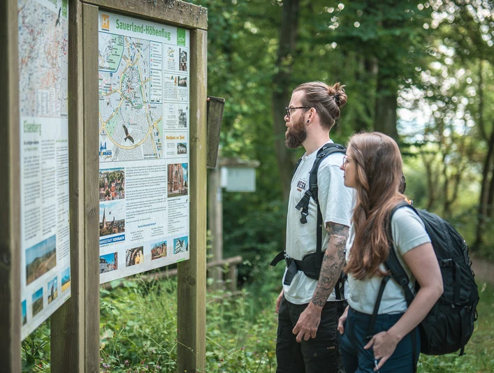 Infotafeln Wanderportal Eisenberg Höhenflug