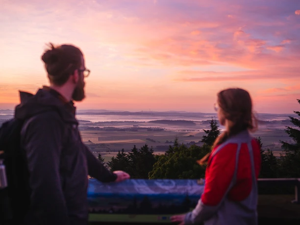 Aussicht Georg-Viktor-Turm Sonnenaufgang