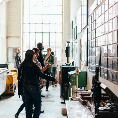 Gallery in the old Baumwollspinnerei complex | Leipzig Convention Bureau Gallery in the old Baumwollspinnerei complex - presented by Leipzig Convention Bureau