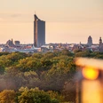 Blick vom Wackelturm im Rosental über die Stadt | Leipzig Conventon Bureau Blick vom Wackelturm im Rosental über die Stadt - präsentiert vom Leipzig Convention Bureau