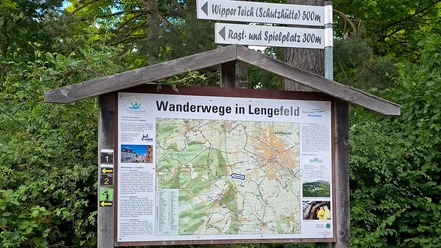 Lengefeld Wandertafel
