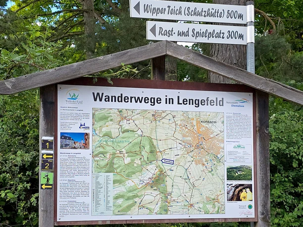 Lengefeld Wandertafel