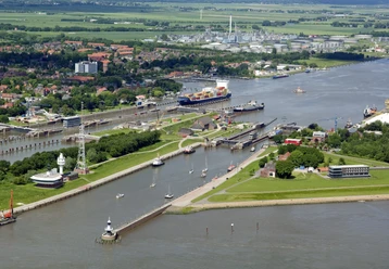 Schleuse Brunsbüttel