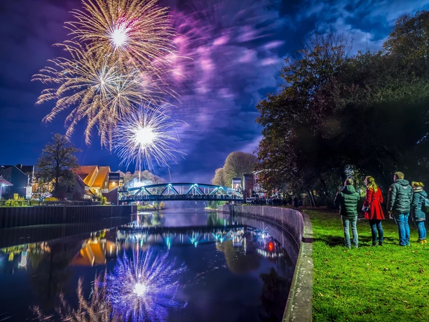 Kirmes Feuerwerk Meppen