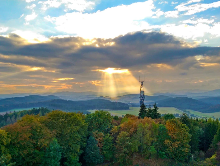 Eisenberg Herbst Gegenlicht