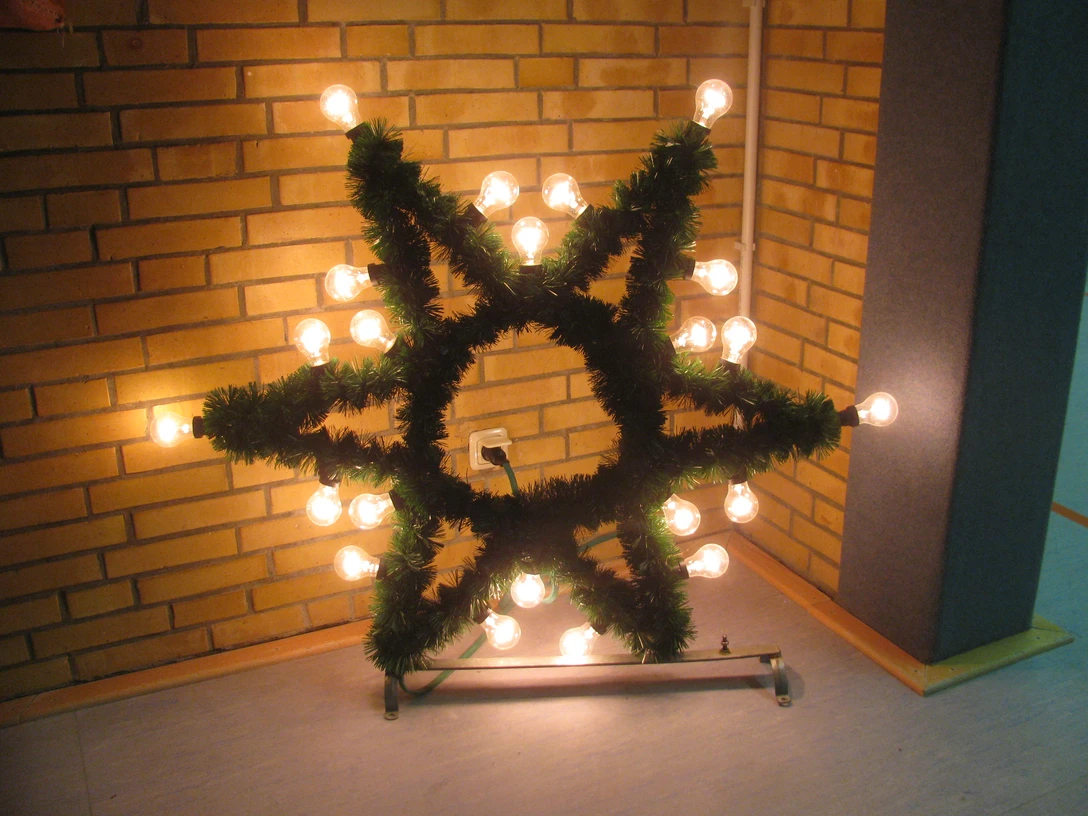 Winterflohmarkt mit Anleuchten