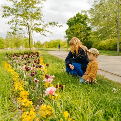 Familie im Volkspark Potsdam