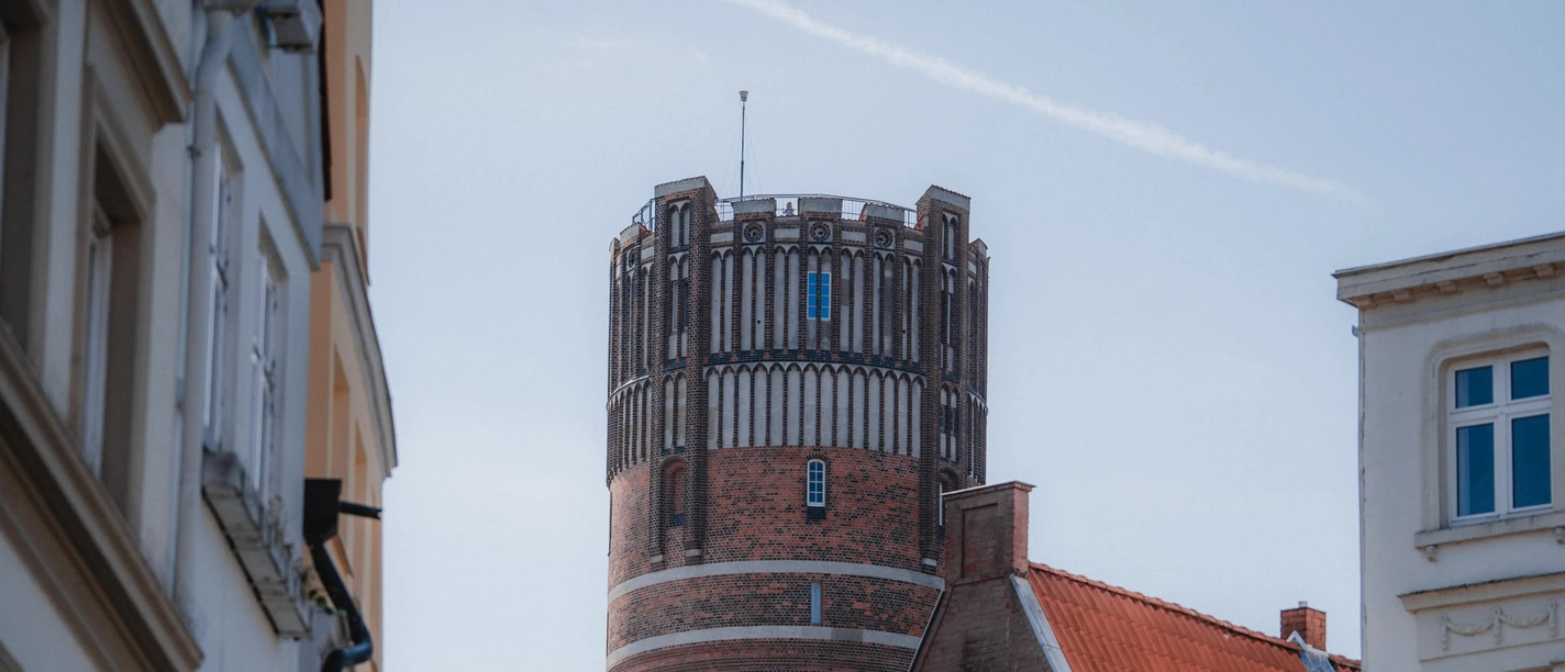 Wasserturm in Lüneburg Blick auf den Wasserturm in Lüneburg