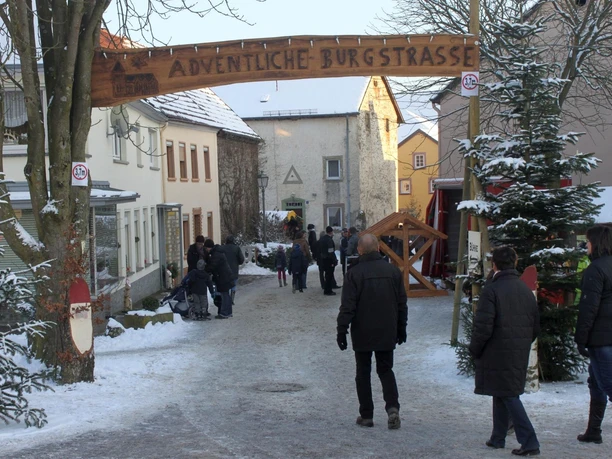 Eingang Adventliche Burgstraße Eingang Adventliche Burgstraße