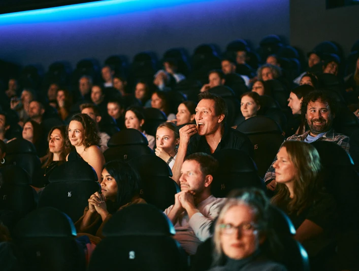 Film Festival Cologne A well-attended movie theater during the film festival in Cologne.