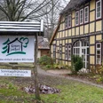 Das Eingangsschild des Biohotels Kenners Landlust Das Eingangsschild des Biohotels Kenners Landlust