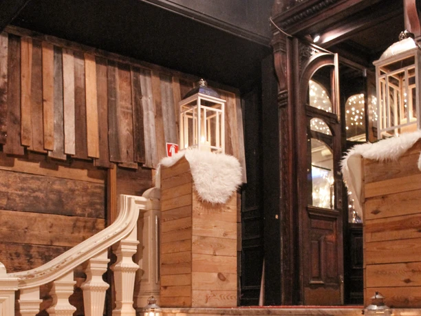 Aménagement intérieur de la cabane du Titlis