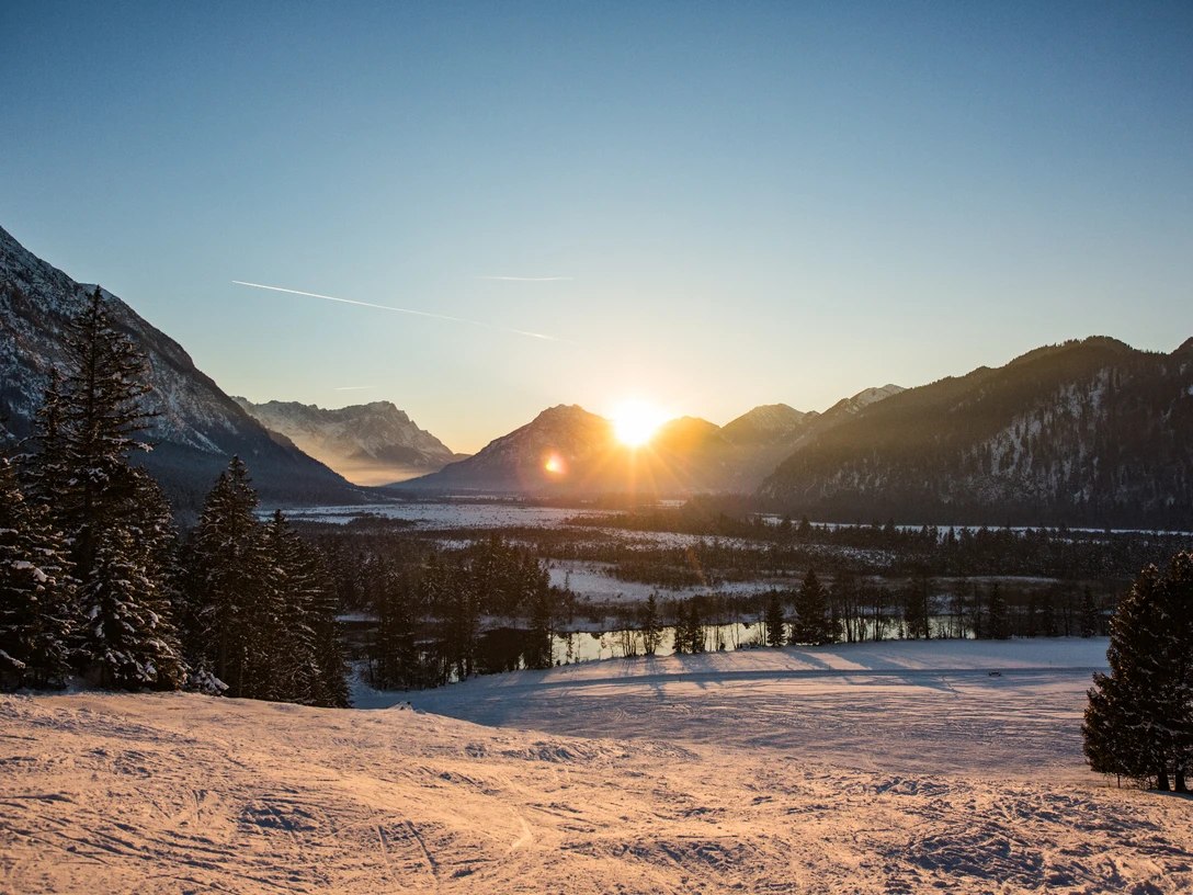Eschenlohe Winterwanderung Sieben Quellen