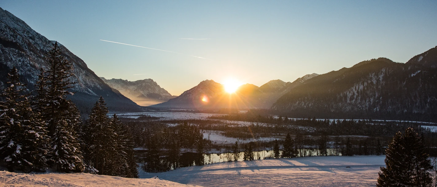 Eschenlohe Winterwanderung Sieben Quellen