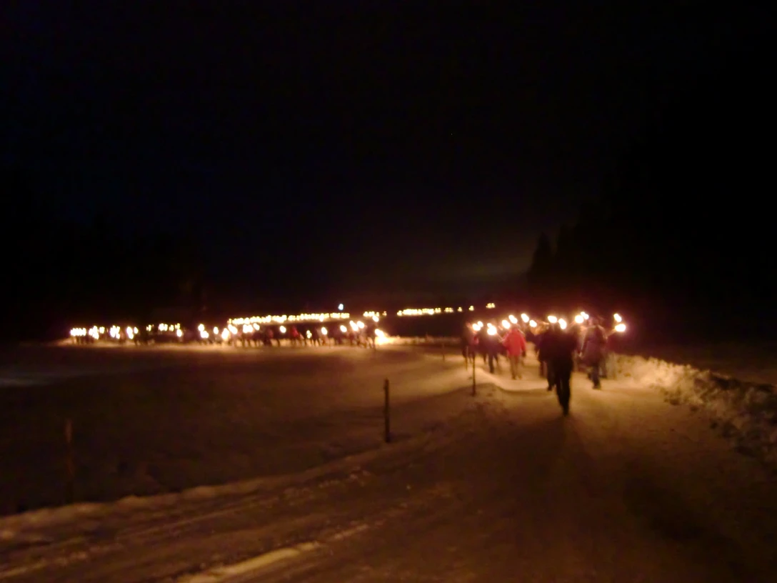 Eschenlohe Silvesterfackelmarsch