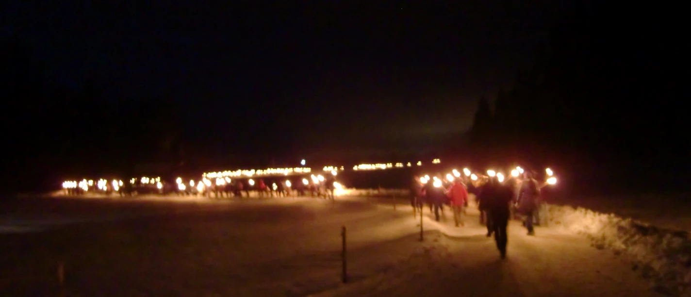 Eschenlohe Silvesterfackelmarsch