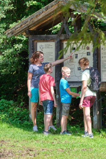 Eschenlohe, Infotafel Natur-Erlebnis-Pfad