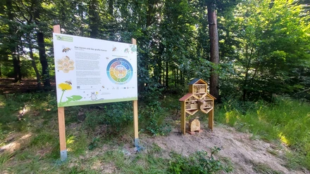 Insektenhotel am Klimaerlebnispfad