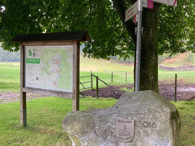Wandertafel im Dunetal | Altenbeken-Schwaney Wandertafel im Dunetal | Altenbeken-Schwaney