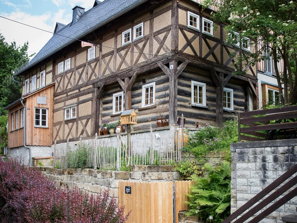 Das Umgebindehaus- Gebäudeansicht