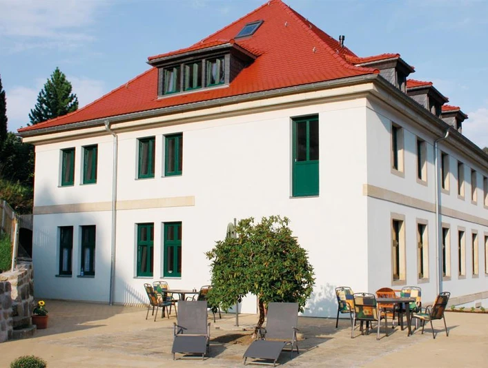 Pension "Am Finkenberg" - Terrasse