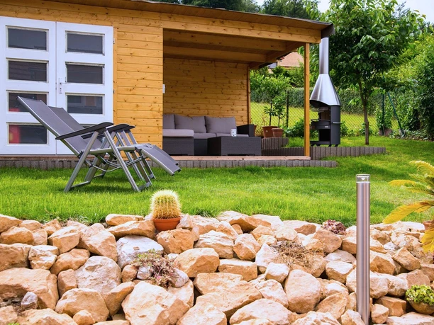 Garten mit Lounge