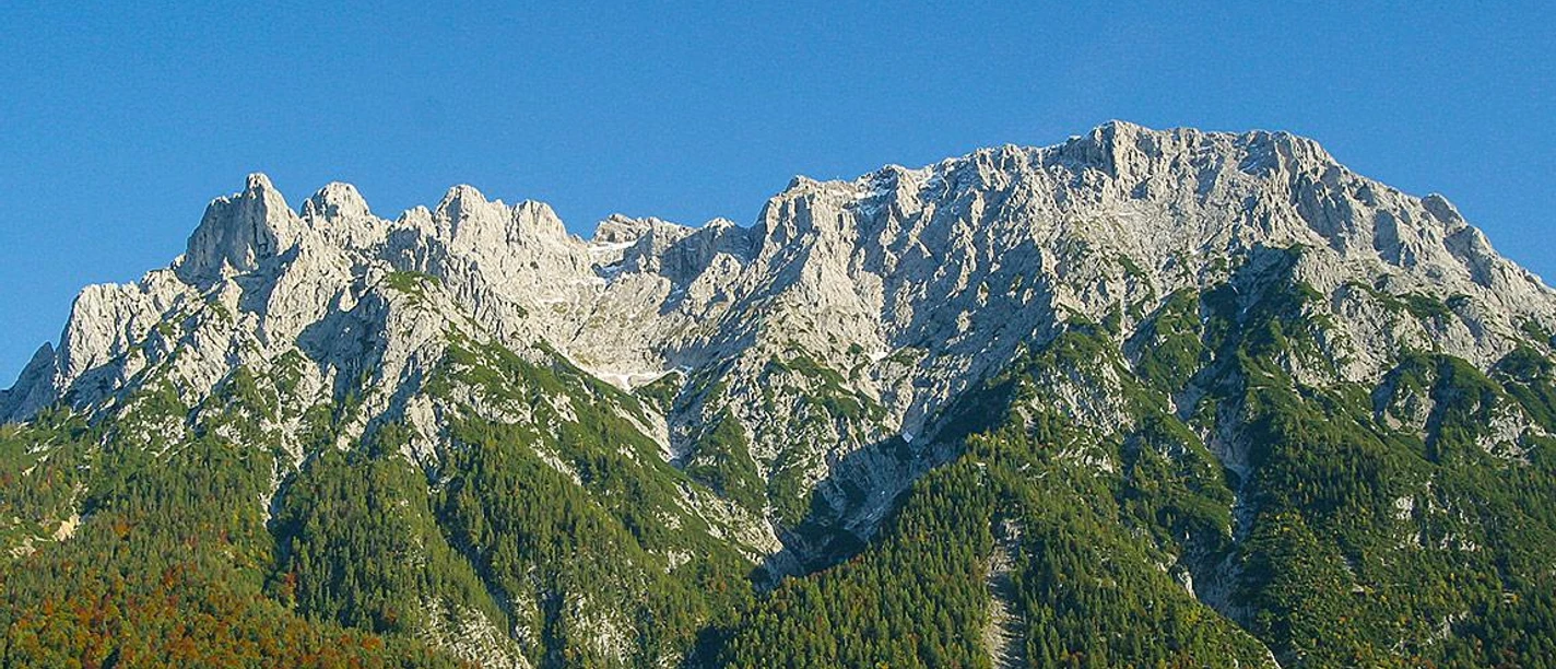 Ausblick auf das Karwendelgebirge