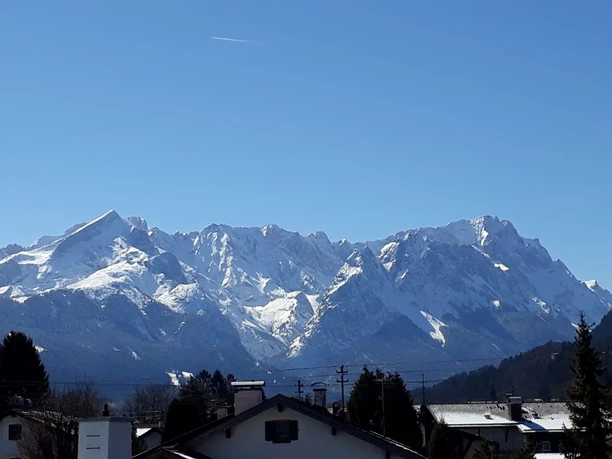 Bergblick Schnee