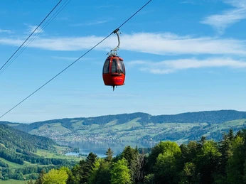 Aussicht auf den Ägerisee ab Ferienwohnung