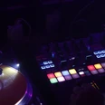 Beleuchtetes DJ-Mischpult