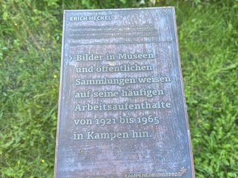 Kunststele Erich Heckel