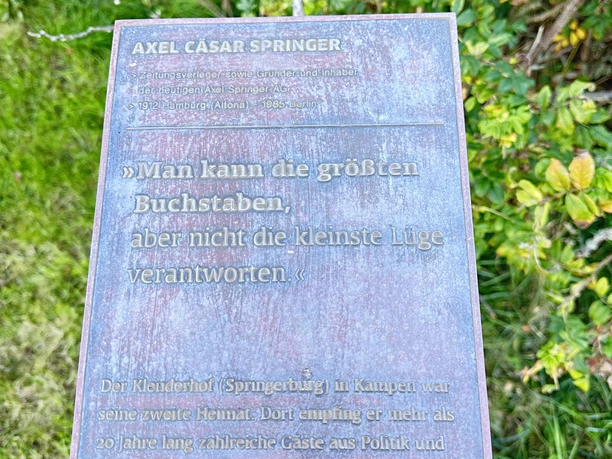 Kunststele Axel Springer