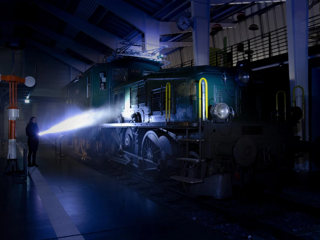 Nachts im Verkehrshaus der Schweiz