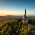 Hermannsdenkmal in Detmold im Teutoburger Wald Hermannsdenkmal in Detmold im Teutoburger Wald