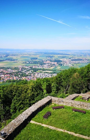 Blick von der Burgruine